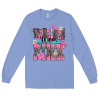 Colony Blue Warriors wear pink Cancer Awareness Long Sleeve Tee - HowdyJamesFarm