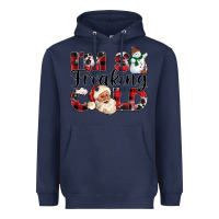 Navy Im So Freaking Cold Heavyweight Hoodie - CowhideDigitalArt