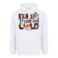 White Im So Freaking Cold Heavyweight Hoodie - CowhideDigitalArt