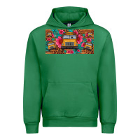 Emerald school bus leopard gemstone license plate Urban Hoodie - Artiststas