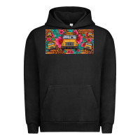 Pigment Black school bus leopard gemstone license plate Urban Hoodie - Artiststas