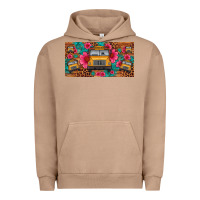 Pigment Burro school bus leopard gemstone license plate Urban Hoodie - Artiststas