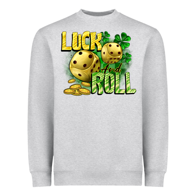 Luck And Roll Heavyweight Sweatshirt by CowGirlArtShop | Teevron