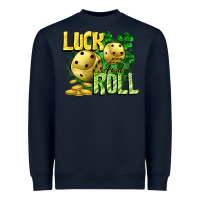 Navy Luck and roll Heavyweight Sweatshirt - CowGirlArtShop