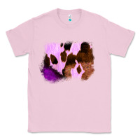 Bubblegum Pink Purple Western Wood Cowhide Frame Classic Tee - Bettercallsaul