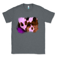 Charcoal Heather Purple Western Wood Cowhide Frame Classic Tee - Bettercallsaul
