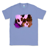 Colony Blue Purple Western Wood Cowhide Frame Classic Tee - Bettercallsaul