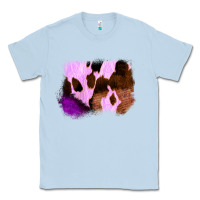 Dusty Blue Purple Western Wood Cowhide Frame Classic Tee - Bettercallsaul