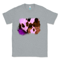 Heather Grey Purple Western Wood Cowhide Frame Classic Tee - Bettercallsaul