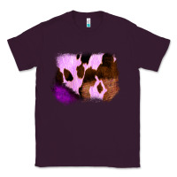 Plum Purple Western Wood Cowhide Frame Classic Tee - Bettercallsaul