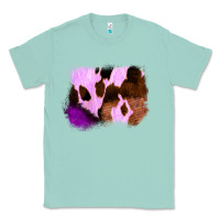 Seafoam Purple Western Wood Cowhide Frame Classic Tee - Bettercallsaul