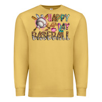 Antique Gold happy easter day baseball Premium Sweatshirt - CowhideDigitalArt