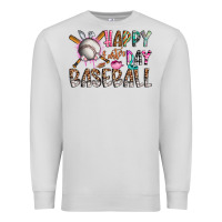 Dove Grey happy easter day baseball Premium Sweatshirt - CowhideDigitalArt