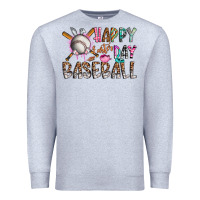 Heather Grey happy easter day baseball Premium Sweatshirt - CowhideDigitalArt