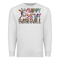 Oatmeal Heather happy easter day baseball Premium Sweatshirt - CowhideDigitalArt