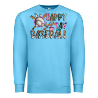 Ocean Blue happy easter day baseball Premium Sweatshirt - CowhideDigitalArt