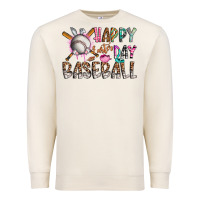 Sandshell happy easter day baseball Premium Sweatshirt - CowhideDigitalArt