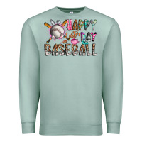Seafoam happy easter day baseball Premium Sweatshirt - CowhideDigitalArt
