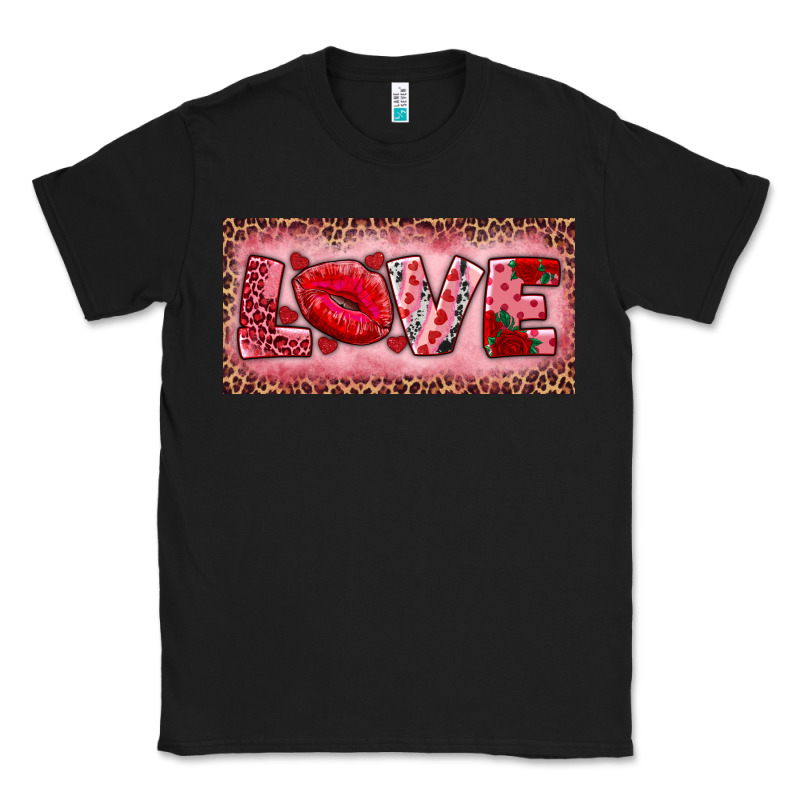 Pink Love Kiss Valentine's Day Classic Tee by RanaPortraitStore | Teevron