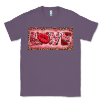 Lavender Pink Love Kiss Valentine's Day Classic Tee - RanaPortraitStore