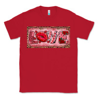Red Pink Love Kiss Valentine's Day Classic Tee - RanaPortraitStore