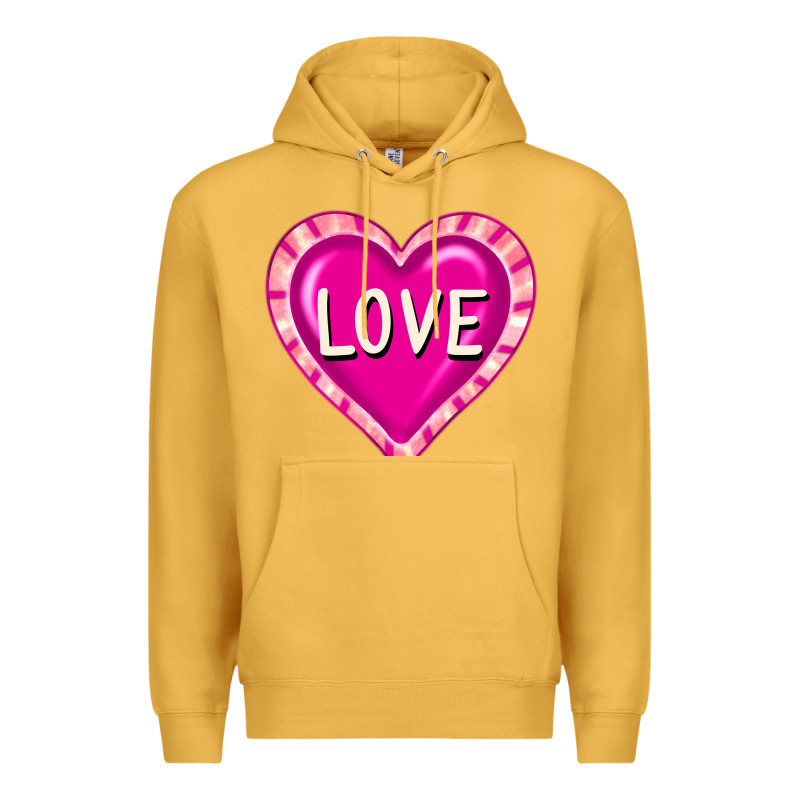 Valentine's Day Hearts Premium Hoodie by FaDigitalArtStudio | Teevron