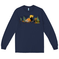 Navy western i got a heart like a truck Long Sleeve Tee - TumblerDesignByShophia