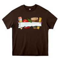 Chocolate Brown teacher custom Heavy Core Tee - NancyCooperArtShop