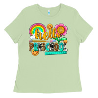 Matcha hello preschool Ladies Tee - NancyCooperArtShop