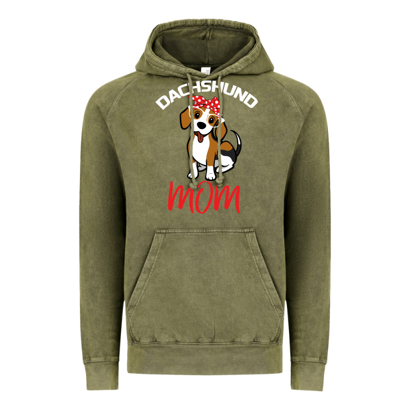 Dachshund Mom Vintage Hoodie by Bettercallsaul | Teevron