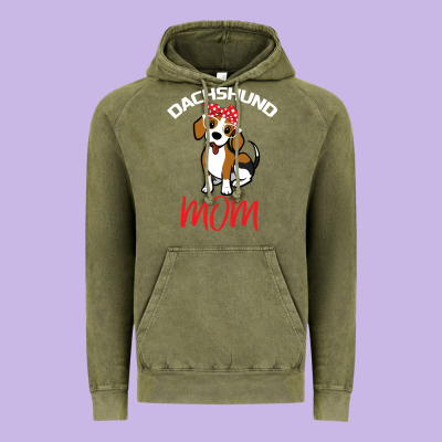 Dachshund Mom Vintage Hoodie Designed By Bettercallsaul
