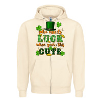 Sandshell who needs luck when you're this cute Zipper Hoodie - FaDigitalArtStudio