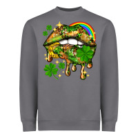 Storm St. Patrick's Day lips Heavyweight Sweatshirt - HowdyJamesFarm