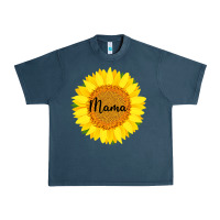 Midnight Navy Sunflower Mama Urban Heavy Tee - Bettercallsaul