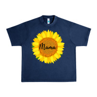Navy Sunflower Mama Urban Heavy Tee - Bettercallsaul