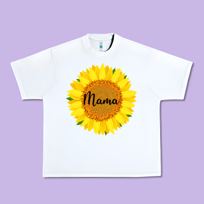 Sunflower Mama Urban Heavy Tee Designed By Bettercallsaul
