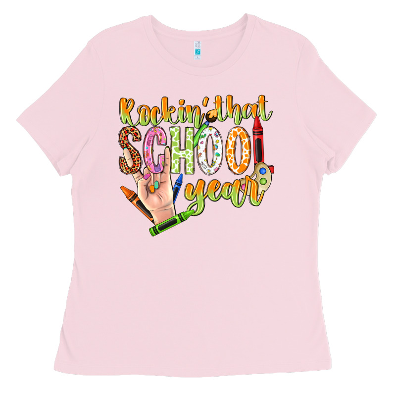 Rockin That School Year Ladies Tee by NancyCooperArtShop | Teevron