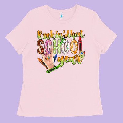Rockin That School Year Ladies Tee Designed By Nancycooperartshop