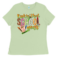 Matcha rockin that school year Ladies Tee - NancyCooperArtShop
