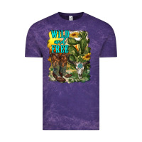 Cloud Purple wild and free cowgirl boots Vintage Tee - RanaPortraitStore