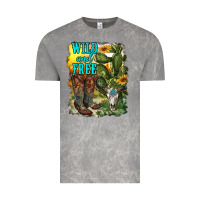 Cloud Rock wild and free cowgirl boots Vintage Tee - RanaPortraitStore