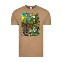 Vintage Coffee wild and free cowgirl boots Vintage Tee - RanaPortraitStore