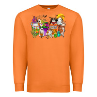 Carrot Halloween Western Boo Coffee Cups Premium Sweatshirt - CowhideDigitalArt