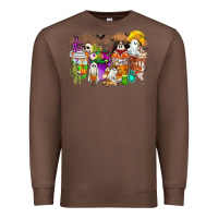 Chestnut Halloween Western Boo Coffee Cups Premium Sweatshirt - CowhideDigitalArt