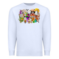 White Halloween Western Boo Coffee Cups Premium Sweatshirt - CowhideDigitalArt