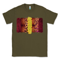 Army Green Western Farm Life Brushstrokes Classic Tee - Bettercallsaul