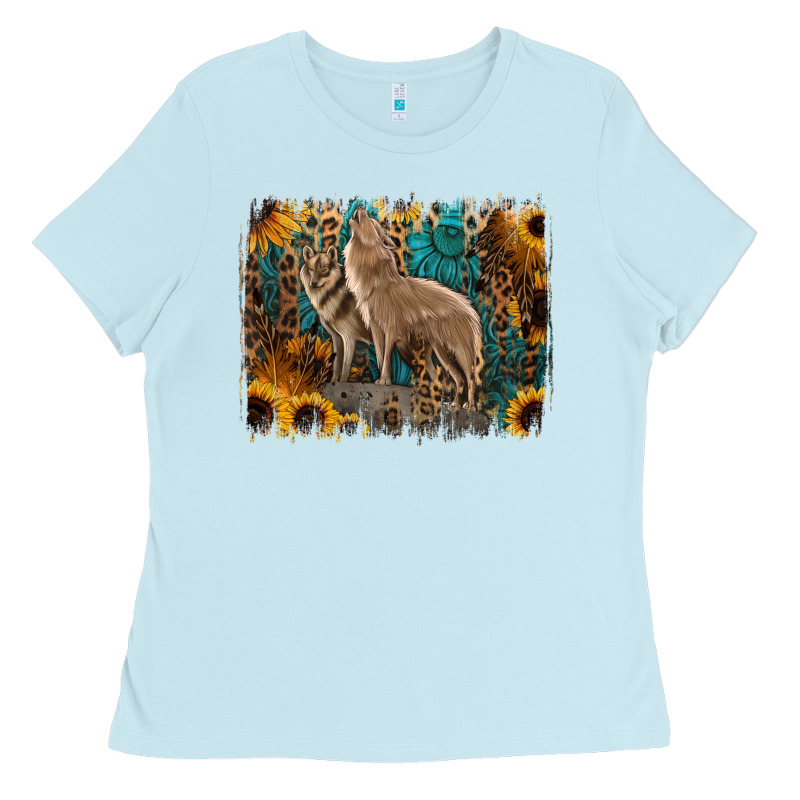 Western Wolves Ladies Tee by Jasminsmagicworld | Teevron