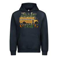 Navy this is how i roll school bus camouflage Urban Hoodie - Artiststas