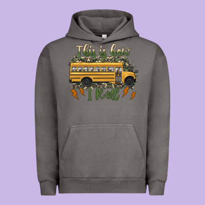 This Is How I Roll School Bus Camouflage Urban Hoodie Designed By Artiststas