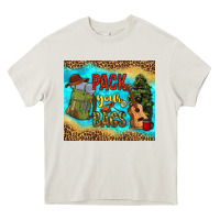 Cream pack your bags Heavy Core Tee - NancyCooperArtShop